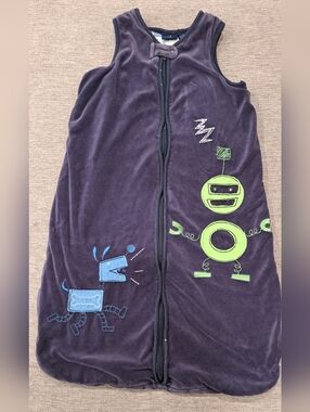 Sleep Sack Wearable Blanket Navy Blue Zipper